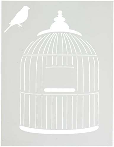 Stencil1 Hummingbird Stencil - Reusable Mylar Stencil For Painting Walls, Fabric, Furniture (8.5x11) - View #9
