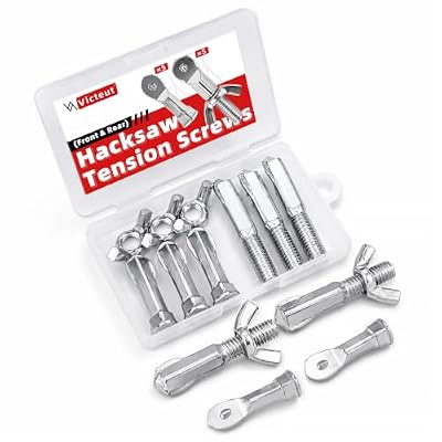 5pcs Hacksaw Tension Screw Front & Rear Connector - Hacksaw Frame Repair Screw - Woodworking, Metalworking DIY Accessories