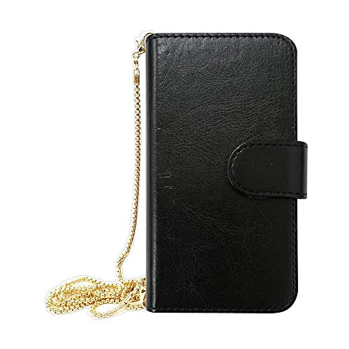 sslink OPPO A5 5G A502OP CPH2751 OPG06 �Ή� �蒠�^ �X�}�z �P�[�X �b�ۃx�l�`�A�� �S�[���h �`�F�[�� �X�g���b�v �t�� �J�o�[ �X�g���b�v�z�[�� ���킢�� (�J�o�[�F�u���b�N) �_�C�A���[�^�C�v ���J�� �J�[�h���[