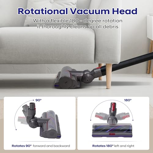 Tête de brosse Dyson compatible V11 V15 V10 - Finition premium et technologie couple élevé
