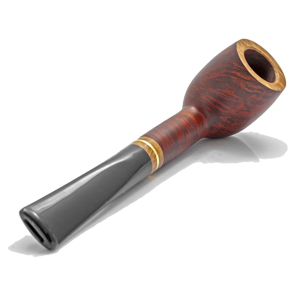 Chacom Fischietto Alpina Bordeaux liscio di Stadlerveine / applicazione in metallo acrilico / 9 mm (944)