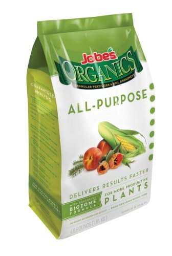 Jobes 09526 4 Lb Organic All Purpose Granular Fertilizer 4-4-4