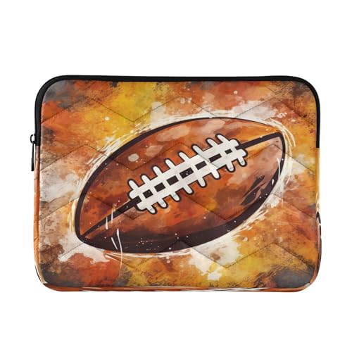 Funda para portátil 13-14 pulgadas con diseño balón de fútbol miniatura 1