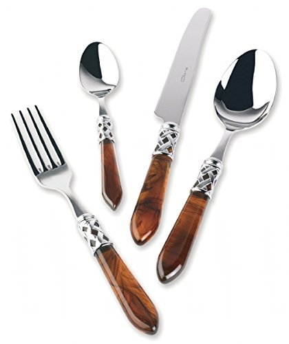 Ménagère Bugatti Alad.cr 24pcs compact noir service de table - 5