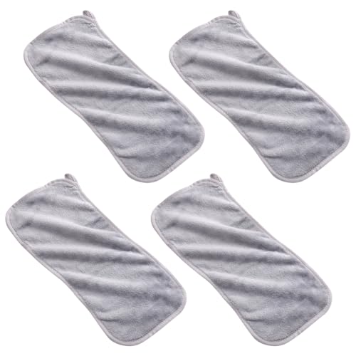 Lot de 4 Chiffons démaquillants pour Le Visage - Chiffons de Nettoyage pour Le Visage - Chiffons en Microfibre Douce - Lavables - pour démaquillage - Petits Chiffons de Nettoyage pour la Peau -