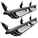 TIEZFUL Running Boards Compatible with Ford Ranger 2019-2025 Super Crew Cab 4 Full Size Doors Stainless Steel Paintable Side Steps Fit for Ranger Non-Slip Rails Step Nerf Bar Truck Pickup Rock Sliders