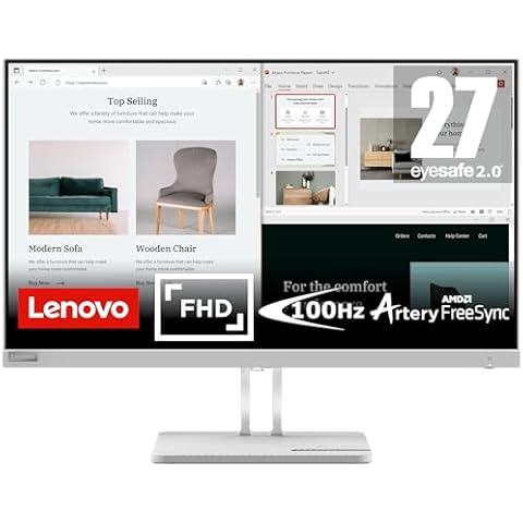 Lenovo L27e-40 Moniteur 27" Cover