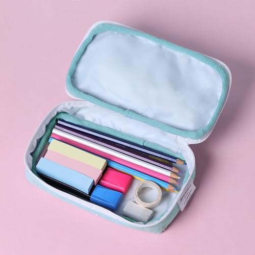 Image of abracadabra Multi-Utility Pouch, Pencil Case Organizer, School Accessories Pouch, Stationary Storage, Large Stationary Pouch, Pencil Box for Student - Elephant