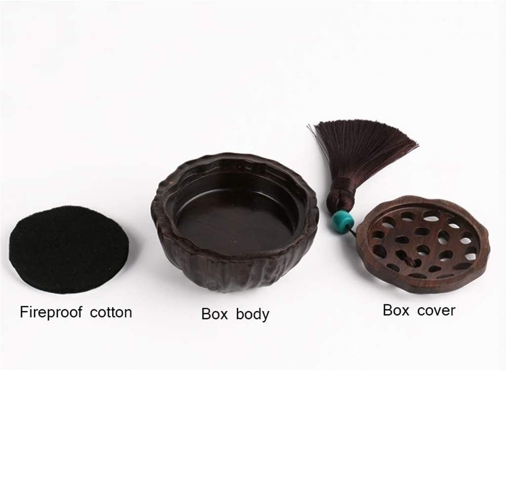 Bruciatore di Incenso Zen Creative Lotus Incenso Scatola Di Bruciatore Casa Bastone Sedile Forno Legno Sandalo Per Interni Adatto per Casa