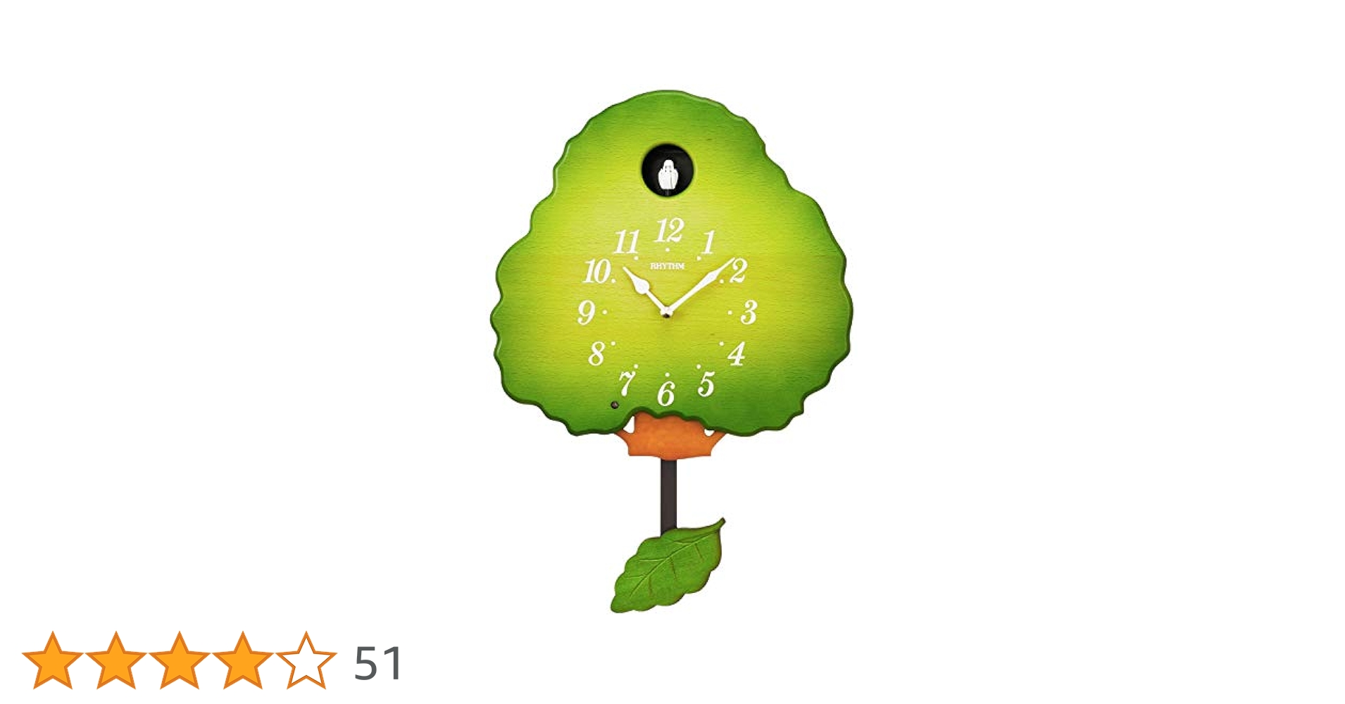 Amazon.co.jp: 鳩時計 掛け時計 グレースカッコー413R リズム