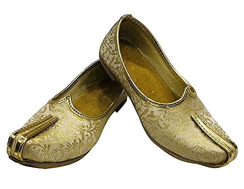 Designer Ethnic Punjabi Mojari Juttis for Boys, Little, Big Kid, Shoes for Boys (Toddler) Sherwani Shoes Designer Kurta Shoes2