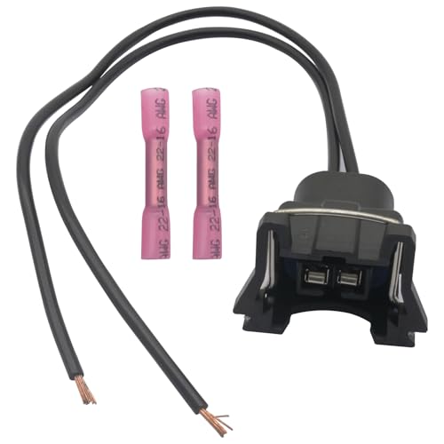 STETIG Fuel Injector Connector Compatible with BMW Buick Cadillac Chevrolet Chrysler Dodge Isuzu Jeep MINI Replaces 12085491 12129142 88862303 00 01 02 03 87 88 89 90 91 92 93 94 95 96 97 98 99 85 86