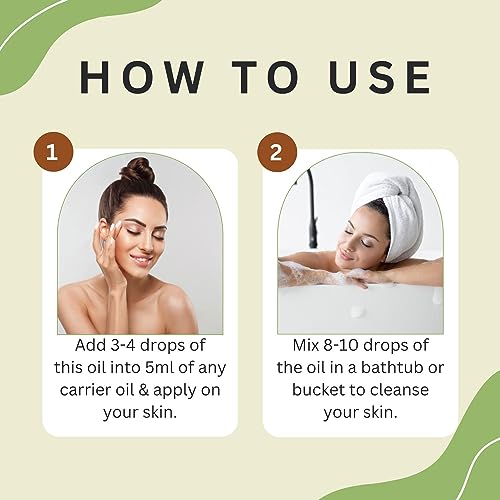 Image of Aroma Treasures Tea Tree essential oil 100% Pure, multipurpose essential oil for acne, hair, skin, body, dandruff (10ml)