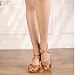 HIPPOSEUS Mujeres Zapatos de Baile Latino Práctica de satén Salón de Baile...