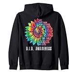 Dissociative Identity Disorder DID MPD Awareness Print Back Zip Hoodie