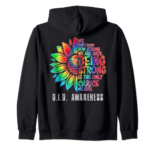 Dissociative Identity Disorder DID MPD Awareness Print Back Zip Hoodie