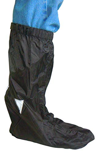 Tour Master Deluxe Boot Rain Covers - X-Large/Black - View #11