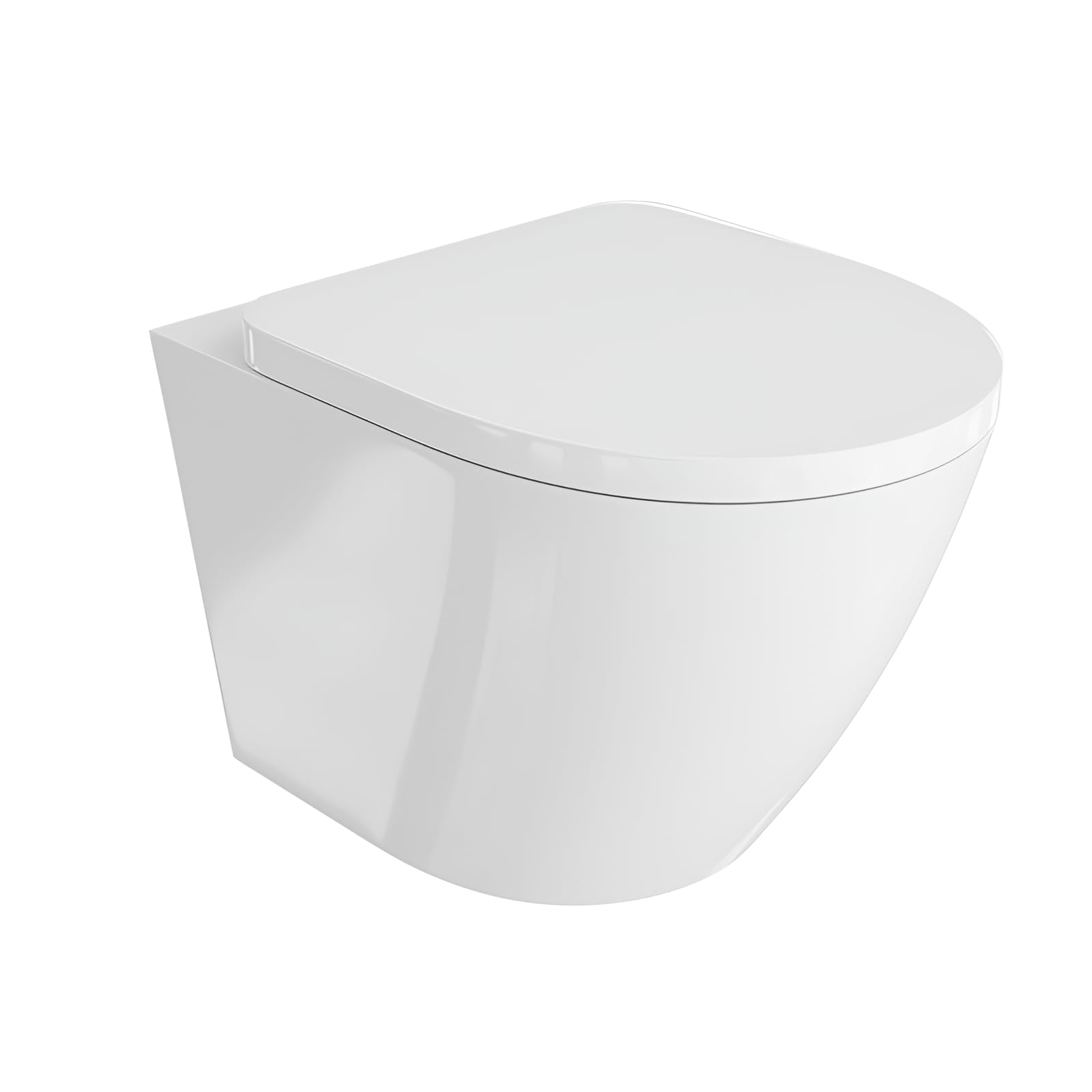 LAVITA Sofi Slim Black Night WC mural sans bords, abattant avec système d'abaissement automatique et charnières métalliques, 365 x 490 x 395 mm (noir/doré) à partir de 294,90 € (avril 2026