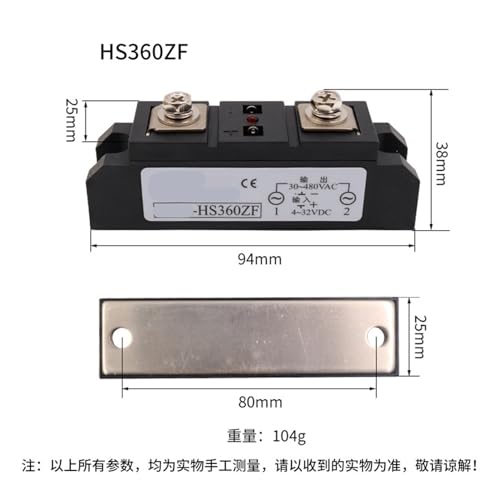 Module de relais à semi-conducteurs 60A DC-AC à commutation rapide et sans usure - 2