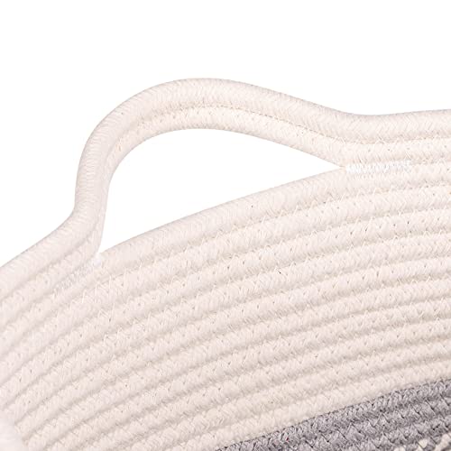 Laughbird Laundry Basket Blanket For Organization Toy Clothes Slim Hamper Basket Woven Basket With , Decorative Rectangle Basket For , Blanket Basket Living Room, Bathroom 15 Inch X 10 Inch X 15.7 Inch, Xl #TOP2