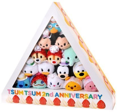Disney Tsum Tsum 2nd Anniversary Mini Plush Set of 15