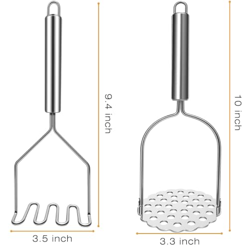 VOOVAO 2 Pcs Potato Smasher