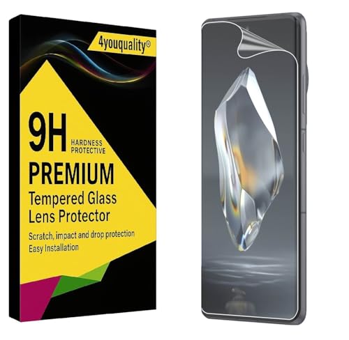 Image of 4youquality Acrylic Screen Guard Compatible with OnePlus 12 / OnePlus 13 / OPPO Find X6 Pro / OPPO Find X7 Ultra (Transparent) | Edge to Edge Full Screen Coverage, HD Clear, Scratch Resistant, Bubble Free Installation with Easy Installation Kit