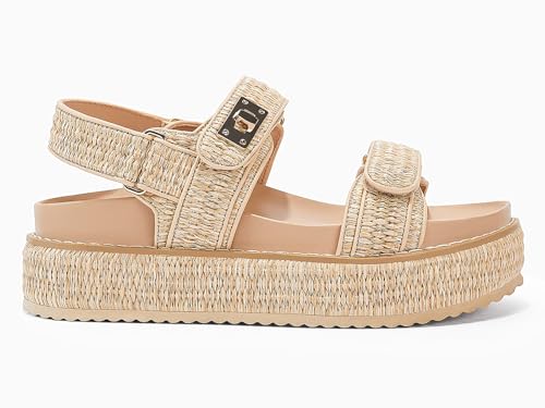 Coutgo womens Flatform Sandals4