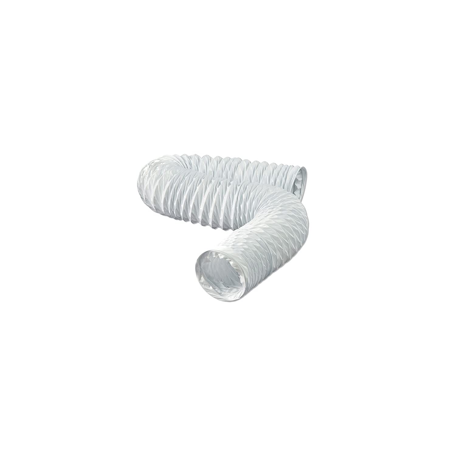 Dundas Jafine20 ft. L x 4 in. Dia. White Vinyl Duct