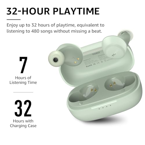 Tozo AU-A1005 A1 Mini Wireless Earbuds Bluetooth 5.3 In Ear Light-Weight Headphones Built-In Mic Calls thumb #5