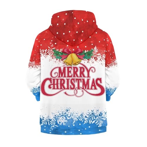 Long Sleeve Hoodies Zipper Sweatshirt Hoodie Sports Sweatshirt with Pockets Pullover Tops Boys Girls Age 6-142