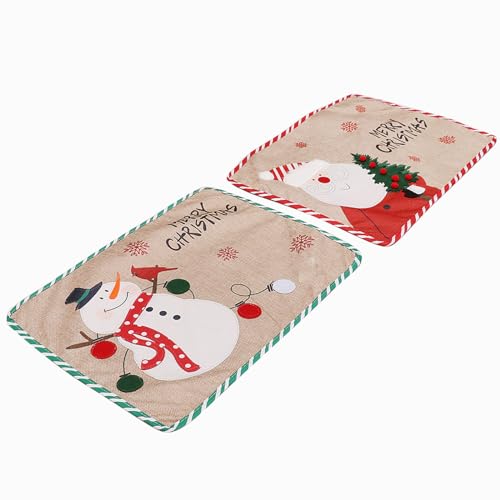 Placemat de Noël isolant pour protéger la table des plats chauds et éviter les taches