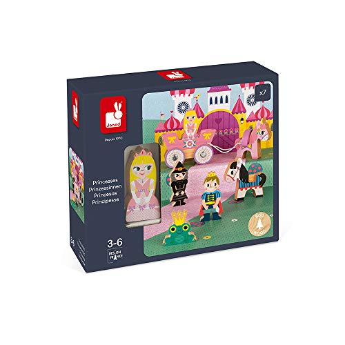 Janod - Set Principesse Story - 7 Personaggi in