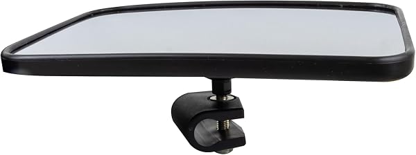 MAYO Espejo retrovisor Ama Tractor 230x180 mm: Espejo retrovisor para tractor Fiat referencia original 5126233 y 9958752, Abrazadera de conexión diámetro 18-20 mm, Made in Italy - 3