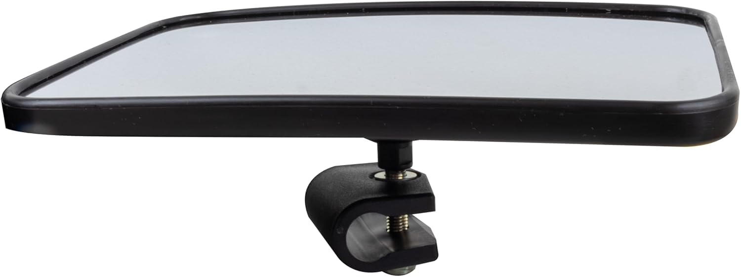 MAYO Espejo retrovisor Ama Tractor 230x180 mm: Espejo retrovisor para tractor Fiat referencia original 5126233 y 9958752, Abrazadera de conexión diámetro 18-20 mm, Made in Italy - 3