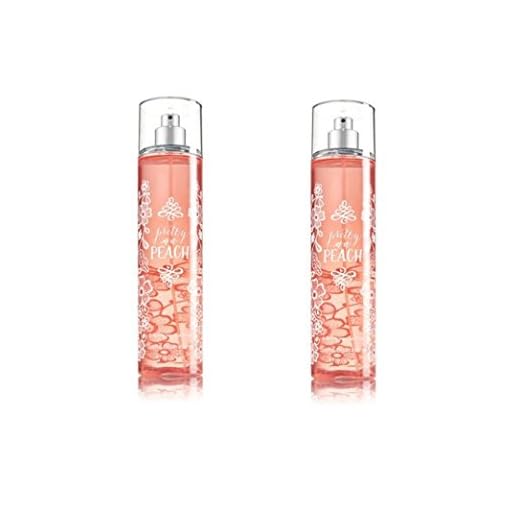 Bath & Body Works Pretty As Peach Fine Fragrance Mist Pack of 2