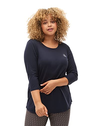 Zizzi Active by Damen Größe Größen Trainingstop 3/4 Ärmel Gr Gr L...