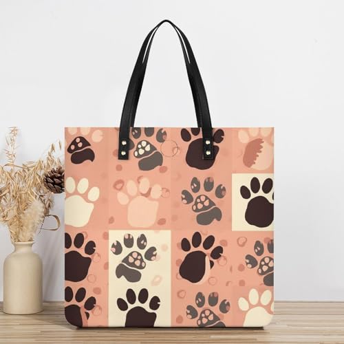 Sac à main en cuir imperméable blanc élégant avec design patte de chat - 7