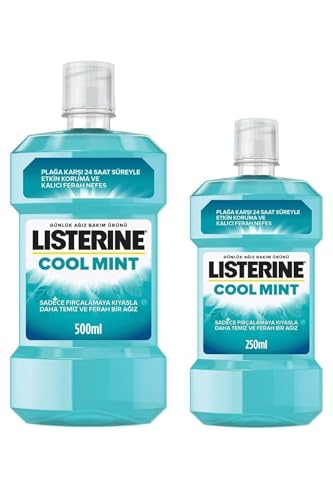 LISTERINE Coolmint Ağız Bakım Suyu 500 ml 250 ml
