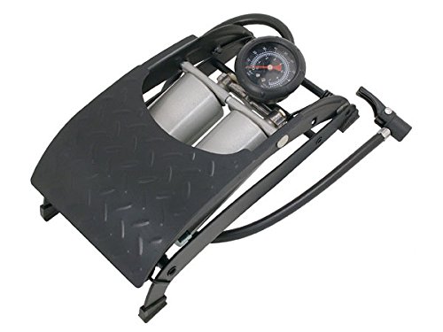 Neilsen Foot Pump Double Cylinder High Pressure CT1379