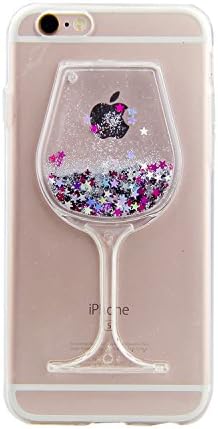 Vicbey Crystal Flexible Flowing Liquid Sparkle Bling Glitter for iPhone 6S/ iPhone 6