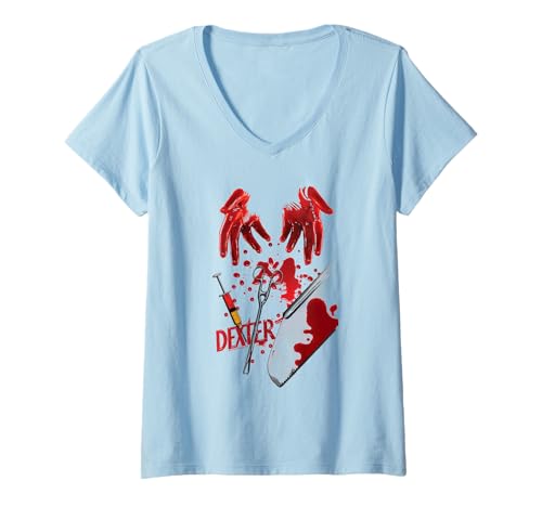 Womens Dexter Tools Of The Trade V-Neck T-Shirt