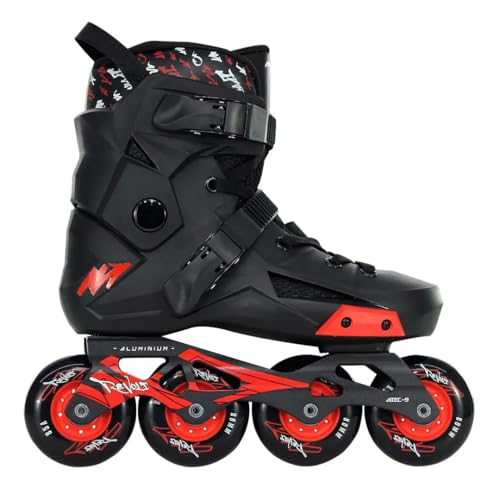 TRAXART Urban Freestyle Inline Skates – Black/Red Revolt