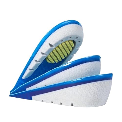 1 plantilla elevada media almohadilla para zapatos para hombres y mujeres, cómoda elevación invisible del talón, soporte de suela de 1,5 a 3,5 cm (3,5 cm)