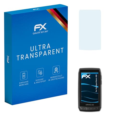 atFoliX Folia ochronna na ekran kompatybilny z CicloSport Navic 400 Folia ochronna, ultralekki FX folia ekranowa (3X)