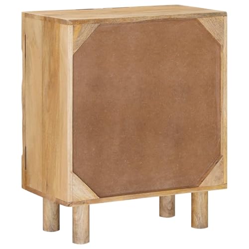 Aparador de madera de mango, armario auxiliar moderno con puertas 8