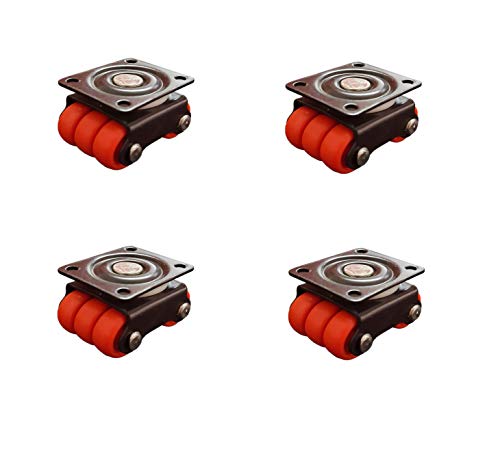 Umiya 6 Wheel Moving Stainless Steel Castor Wheels, 20 mm Wh...
