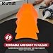 Kutir 2 PCS Silicone Caulking Tool Kit – Reusable Sealant Finishing Tools for Smooth Caulk Application, Grout Spreader & Joint Sealing for Kitchen, Bathroom, Window – 4/6/10/16mm