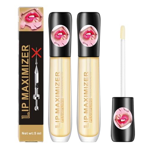 Rostblant 2pc Aceite voluminizador labial, Aceite voluminizador labial de larga duración, Rellenador instantáneo