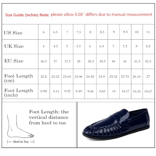 Image of QIY Penny Loafers for Women 2026 Comfortable Flats Shoes